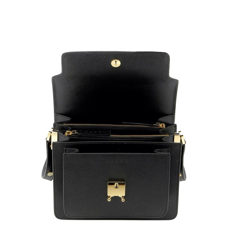 MARNI women's messenger bag BLACK SBMPN09NO1LV520ZN99N