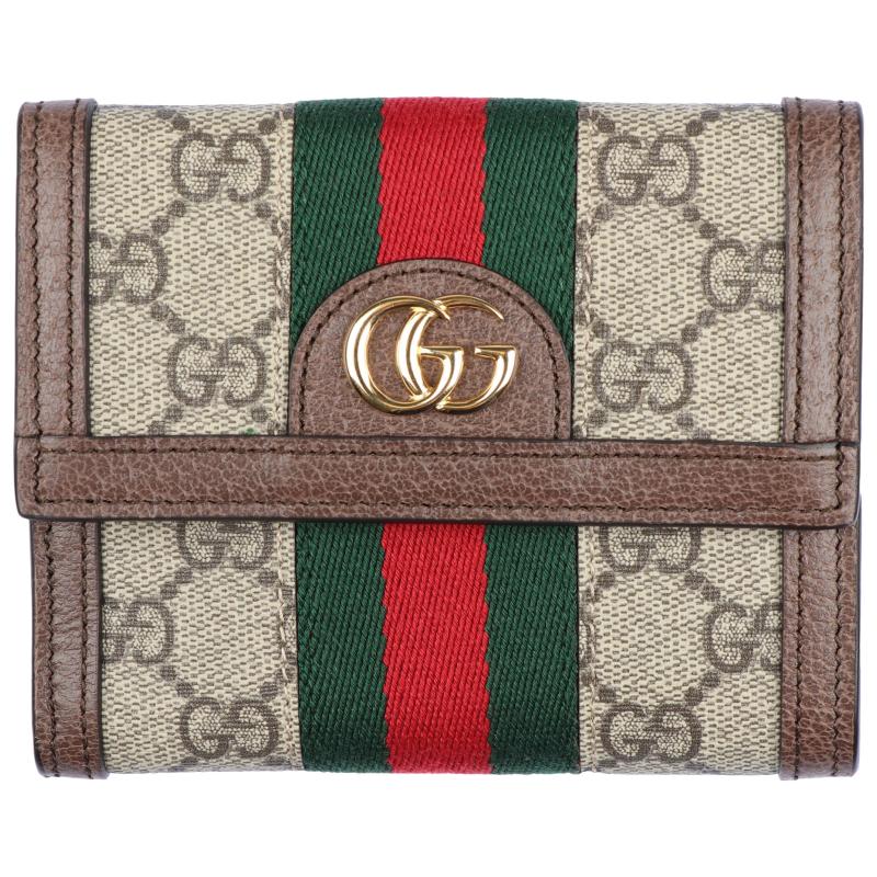 GUCCI women's wallet BROWN 52317396IWG8745