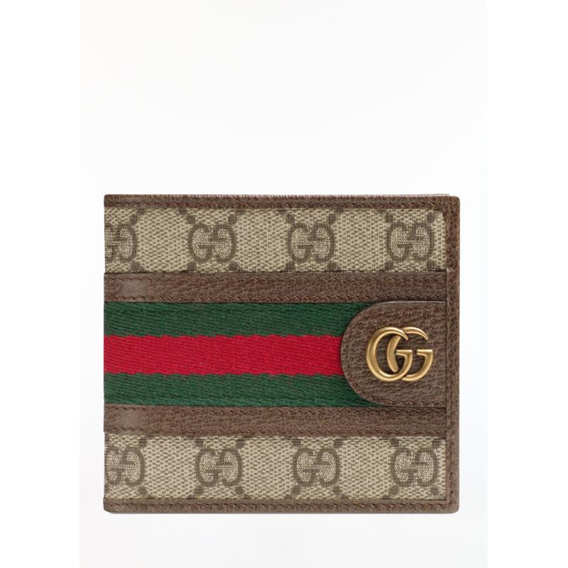 GUCCI men's wallet BROWN 59760696IWT8745