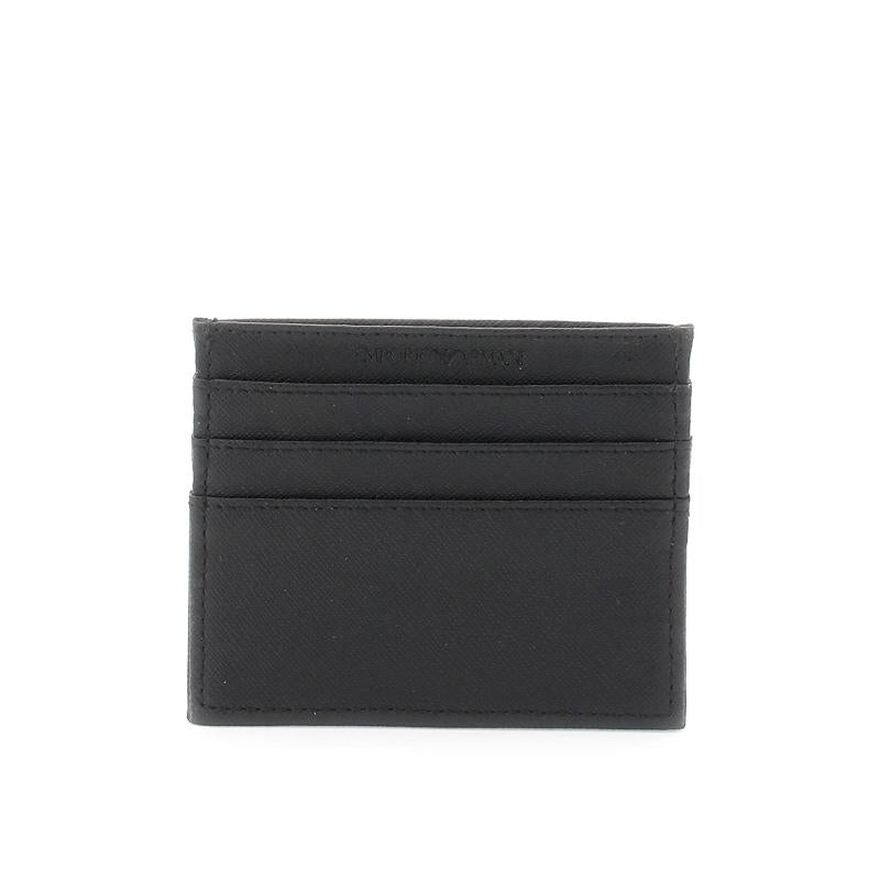 EMPORIO ARMANI men's wallet BLACK Y4R173Y138E81072