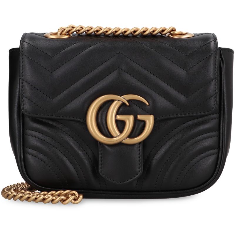 GUCCI women's messenger bag BLACK 739682AABZC1000