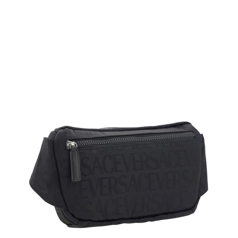 VERSACE men's belt bag BLACK 10113721A070401B00E