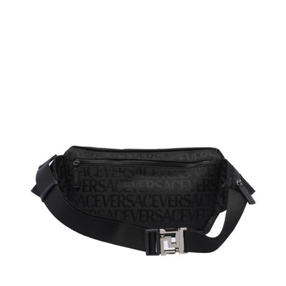 VERSACE men's messenger bag BLACK 10096961A070401B00E