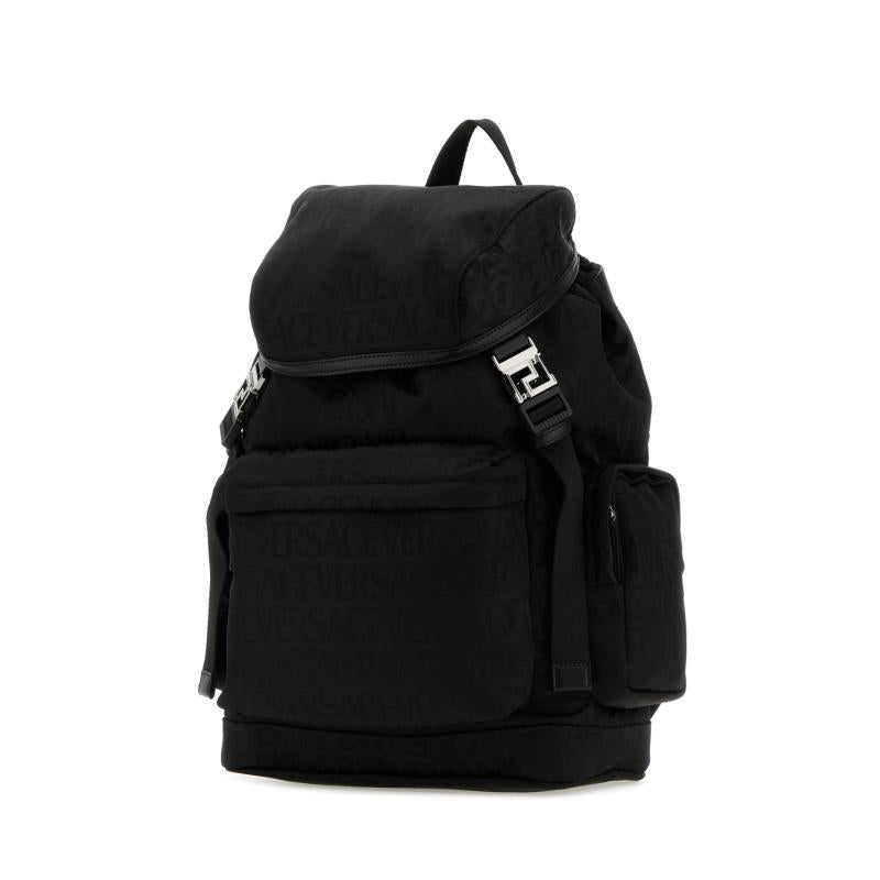 VERSACE men's backpack BLACK 10096931A070401B00E