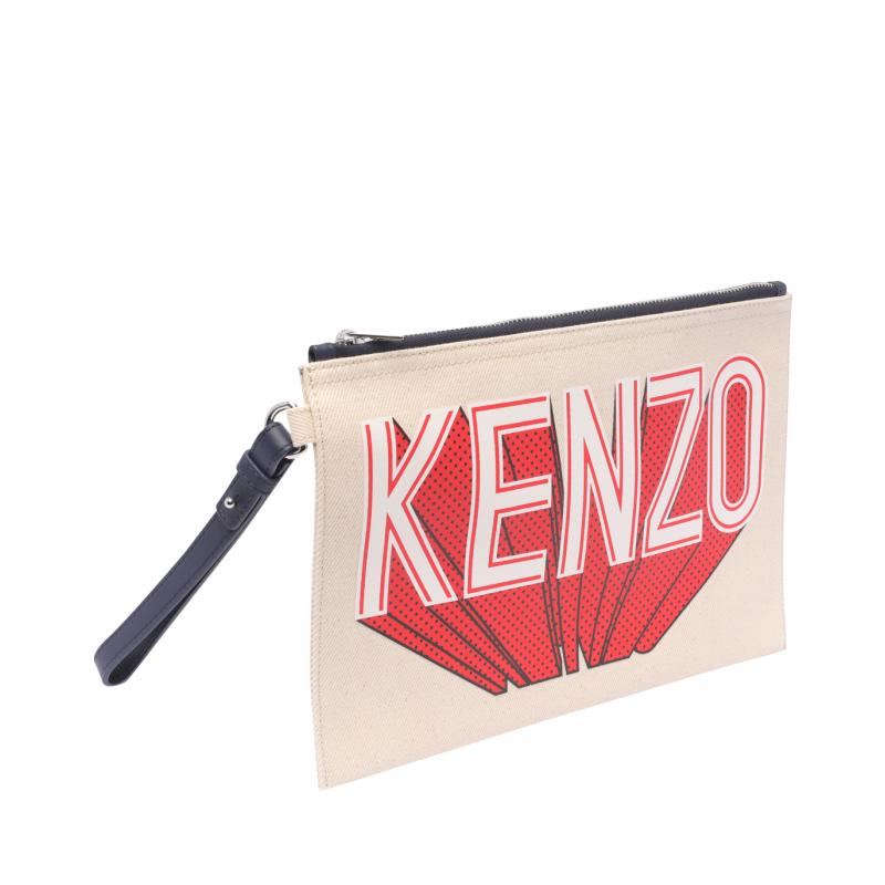 KENZO women's clutch WHITE FD65PM902F4403