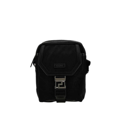 VERSACE men's messenger bag BLACK 10099191A087051B00E