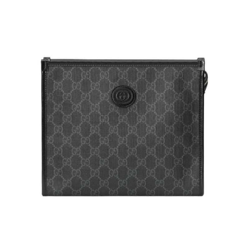 GUCCI men's clutch BLACK 67295692TCN1000