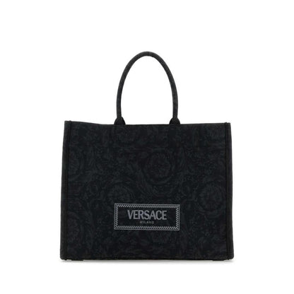 VERSACE men's handbags BLACK 10131521A097412BM0V