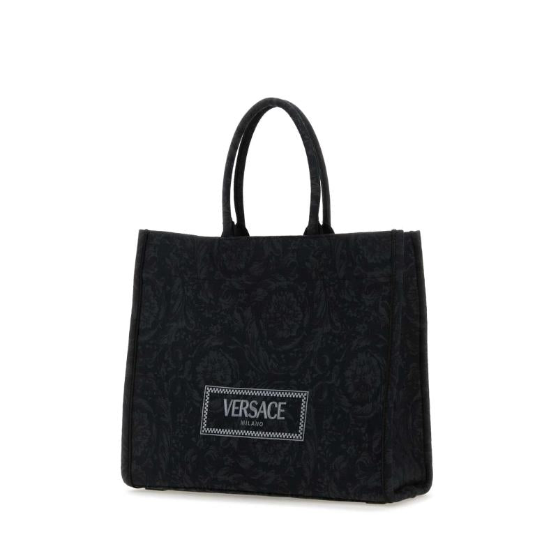 VERSACE men's handbags BLACK 10131521A097412BM0V