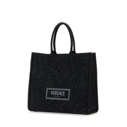 VERSACE men's handbags BLACK 10131521A097412BM0V