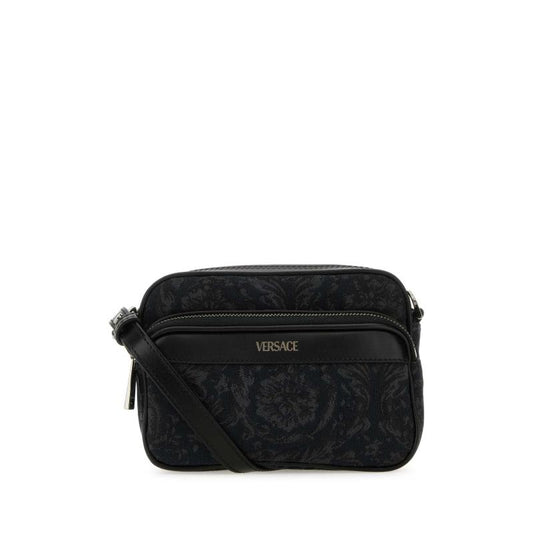 VERSACE men's shoulder bag BLACK 10128561A093212BM0E