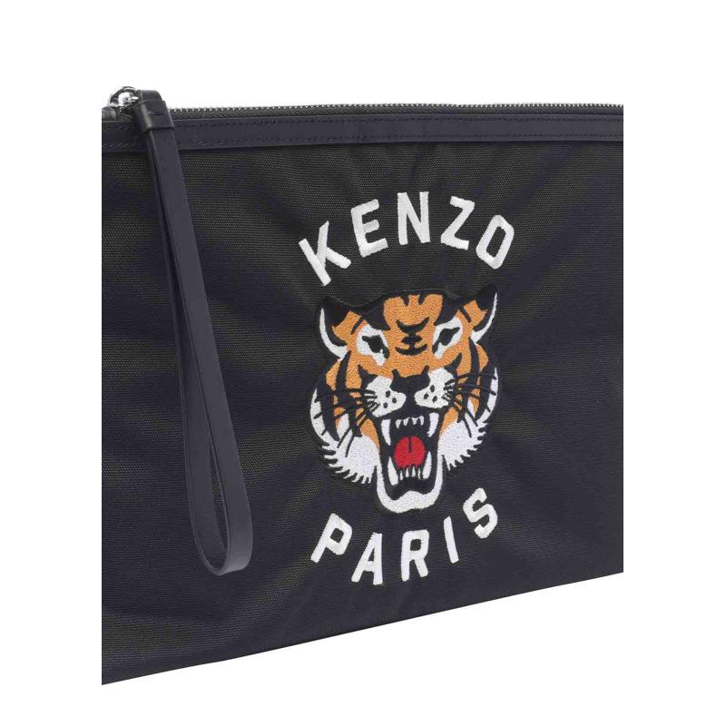 KENZO men's clutch BLACK FE55PM612F2799