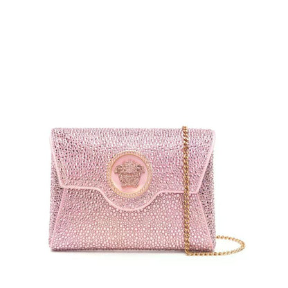 VERSACE women's clutch PINK 10030181A064871P88V