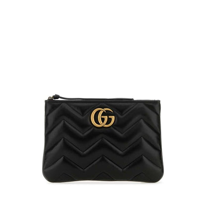 GUCCI women's shoulder bag BLACK 777255AAC741000