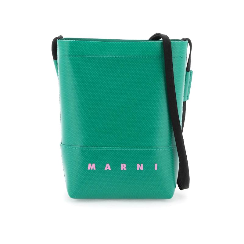 MARNI men's messenger bag GREEN SBMQ0068A0P576900V62