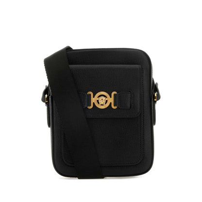 VERSACE men's messenger bag BLACK 10157961A105441B00V