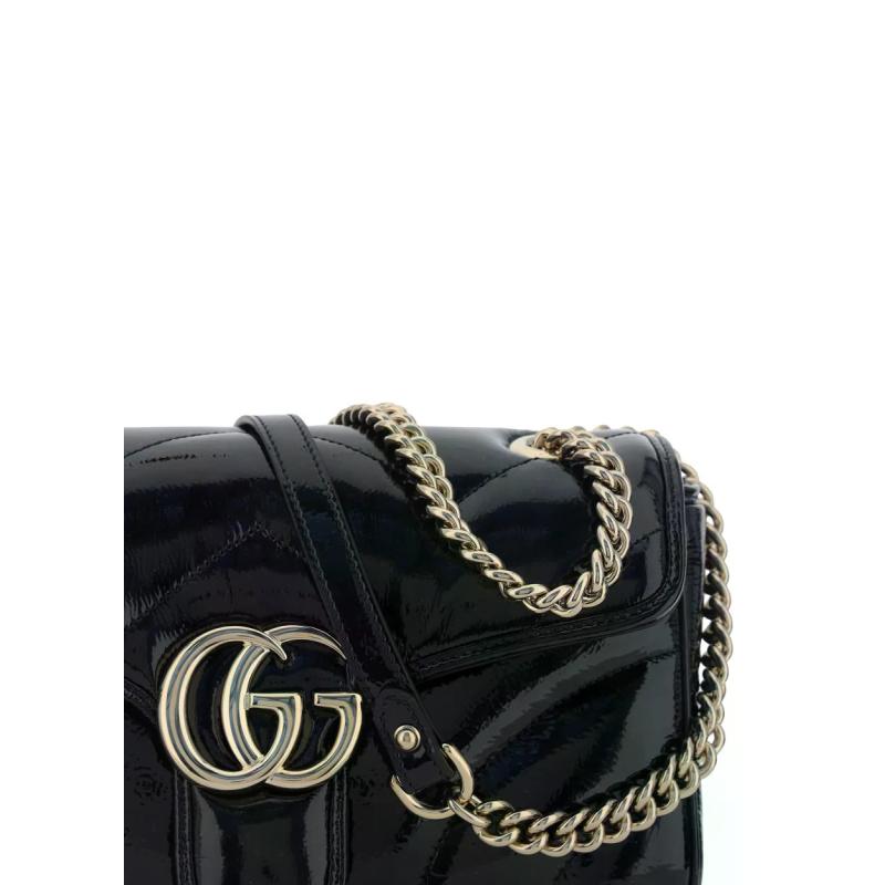 GUCCI women's messenger bag BLACK 4434970AAA91000