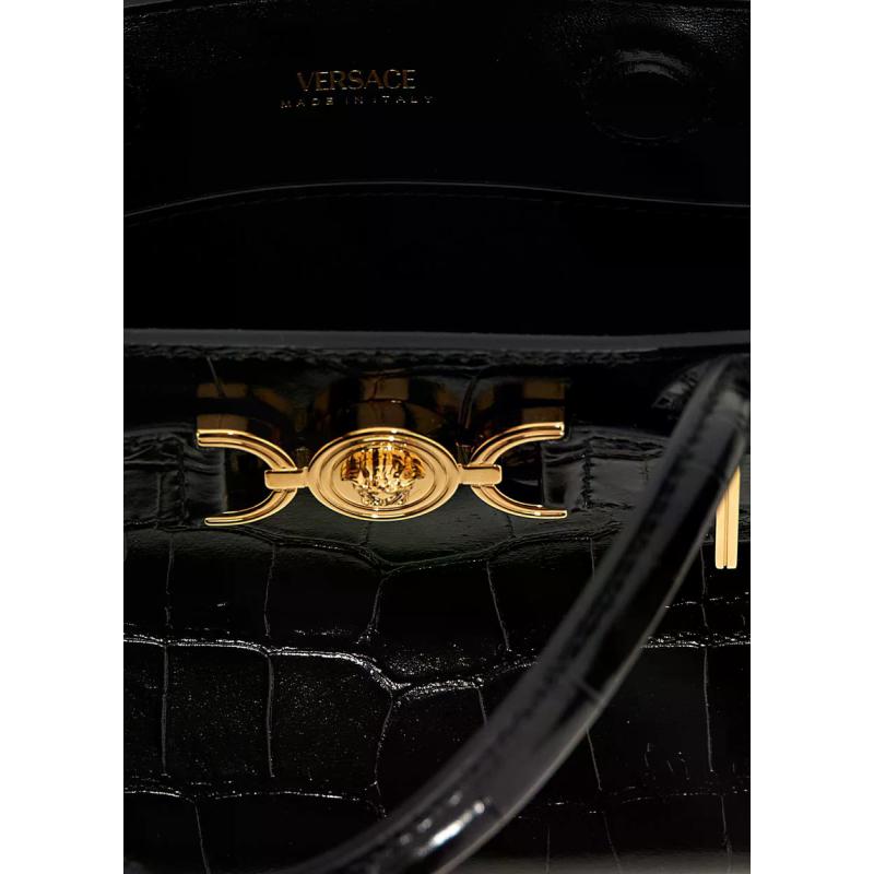 VERSACE women's messenger bag BLACK 10131691A087241B00V