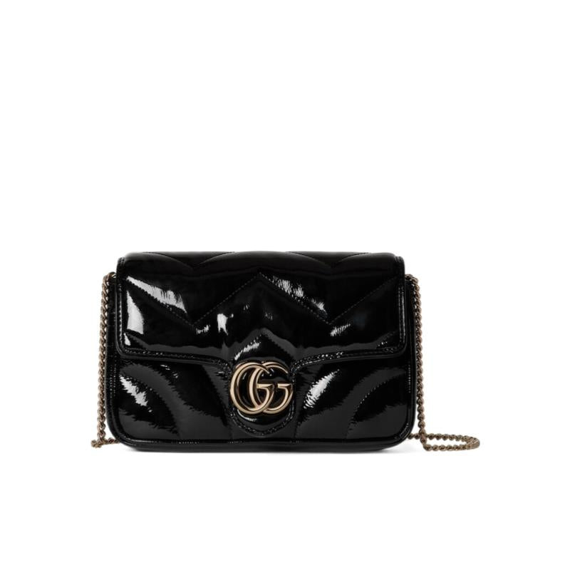 GUCCI women's messenger bag BLACK 751526AADP61000