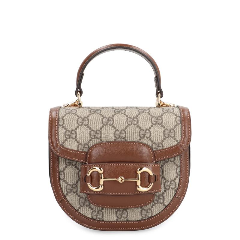 GUCCI women's handbag BROWN 78138792TCG8563