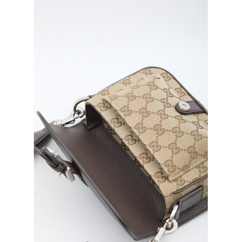 GUCCI men's messenger bag LIGHT BROWN 795213FADMD9793