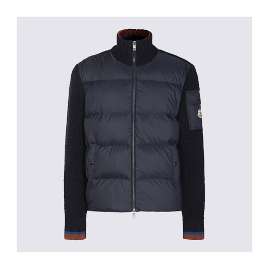 MONCLER men's jackets BLUE