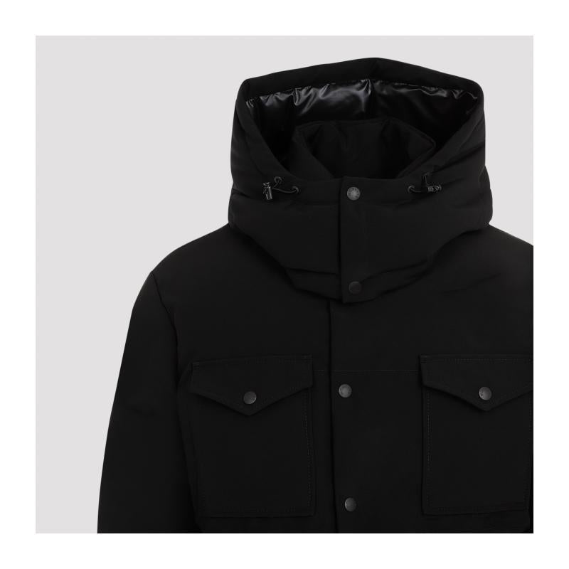 MONCLER men's jackets BLACK