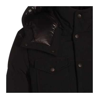 MONCLER men's jackets BLACK