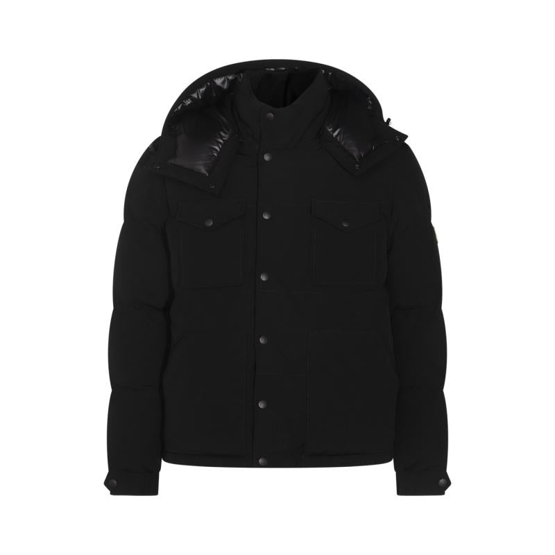 MONCLER men's jackets BLACK