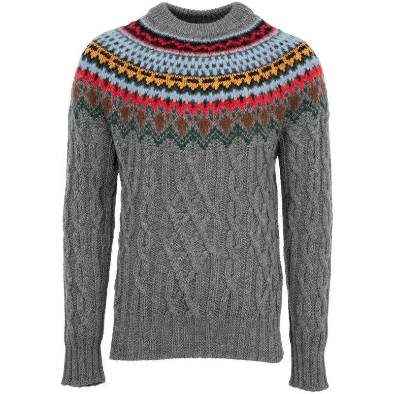 MONCLER men's knitted sweater GREY