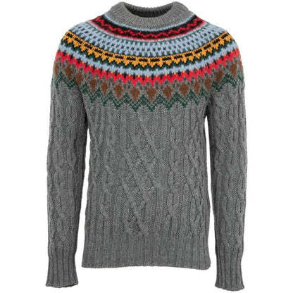 MONCLER men's knitted sweater GREY