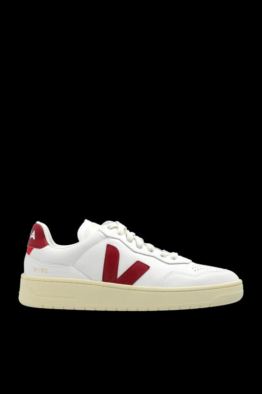 VEJA Men's sneakers WHITE VD2003657A0EXTRAWHITEMARSALA