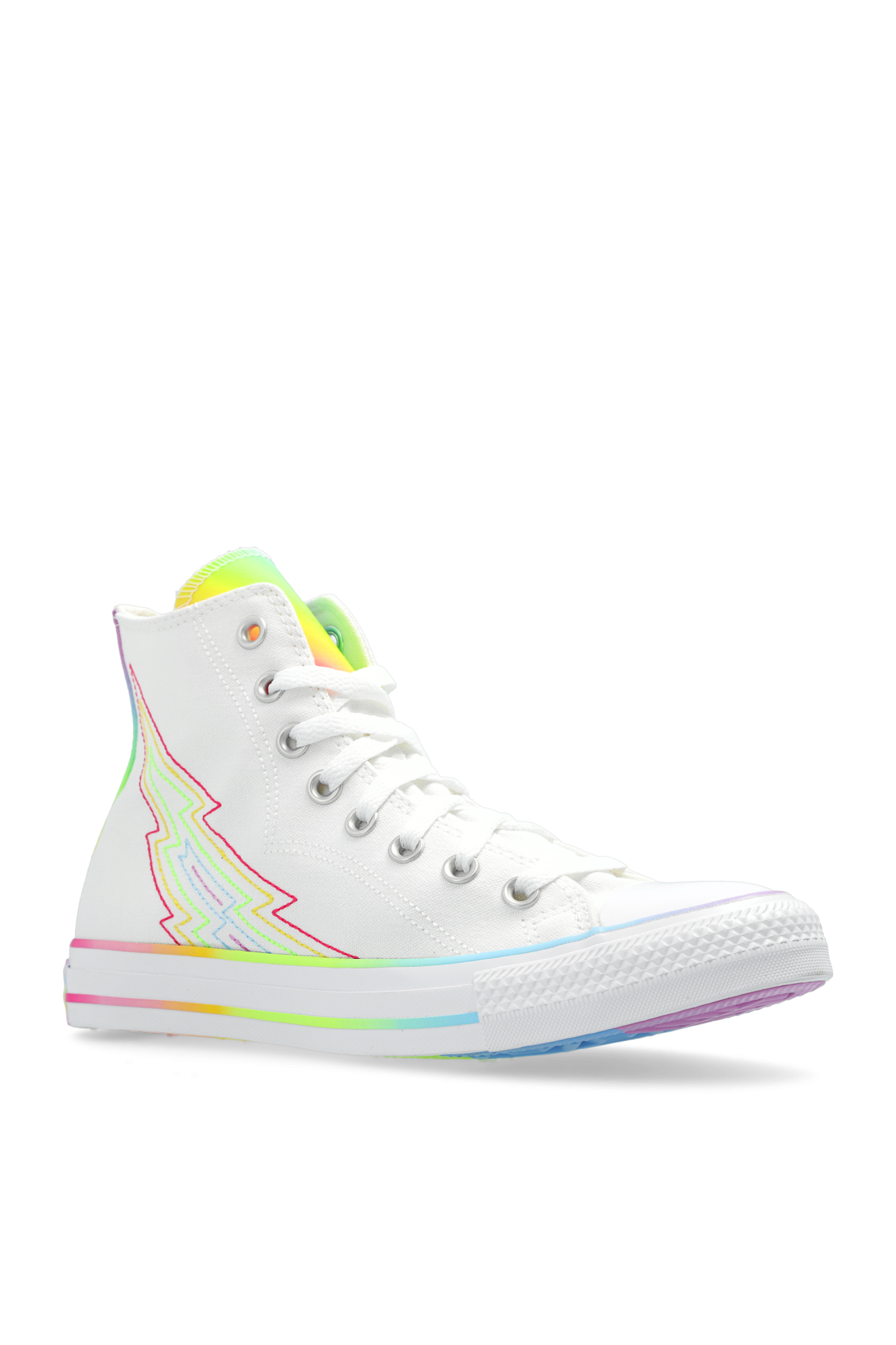 CONVERSE Men's sneakers WHITE A10216CMWHITEWHITECHAOSFUSCHIA