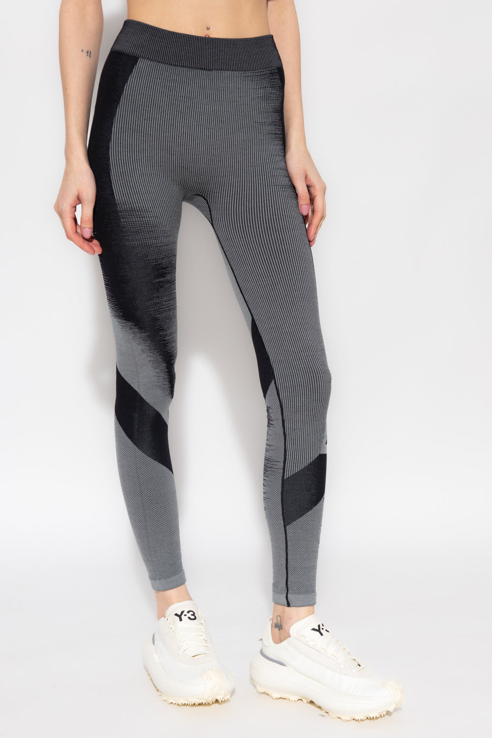 Y-3 Women's sports pants GREY HY58780BLACKVISGRE